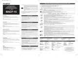 Olympus MACF-10 Instruction manual Le manuel du propriétaire