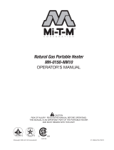 Mi-T-M MH-0150-NM10 Natural Gas Portable Heater Le manuel du propriétaire