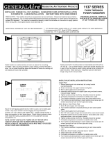 GeneralAire 1137 Series Guide d'installation