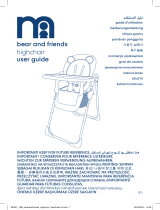 mothercare Bear And Friend Highchair Mode d'emploi