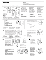 Legrand ADTPRIWHCW1 Guide d'installation