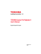 Toshiba Express Port Replicator II Manuel utilisateur