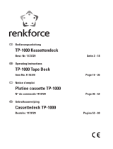 Renkforce TP-1000 Le manuel du propriétaire