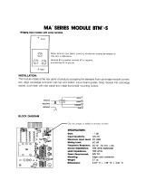 Peavey MA Series Module BTM-5 Le manuel du propriétaire