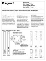 Wiremold 25DTC/AMTC & 25DTP/AMTP Series Tele-Power Poles Guide d'installation
