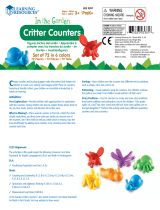 Learning Resources In the Garden Critter Counters™ (Set of 72) Mode d'emploi