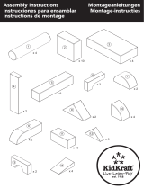 KidKraft 60 piece Wooden Block Set in Primary Mode d'emploi
