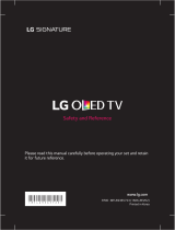LG LG OLED77G6V Manuel utilisateur