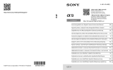 Sony ILCE-9 Manuel utilisateur