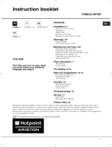 Hotpoint Ariston TCD 87 B 6K (EU) Le manuel du propriétaire