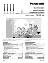 Panasonic SBTP100 Le manuel du propriétaire