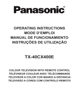 Panasonic TX-40CX400B Manuel utilisateur