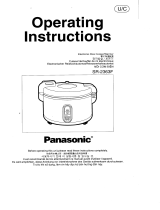 Panasonic SR-2363 F Le manuel du propriétaire