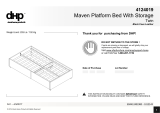 Dorel Home Maven Platform Bed 4124019 Le manuel du propriétaire