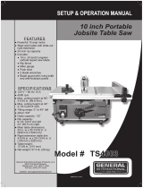 General International TS4003 Le manuel du propriétaire