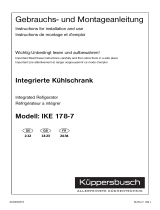 K&#252;ppersbusch IKE178-7 Manuel utilisateur