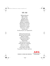 Aeg-Electrolux MS100 Manuel utilisateur