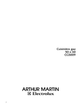 ARTHUR MARTIN CG5009W Manuel utilisateur