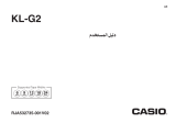 Casio KL-G2 الدليل