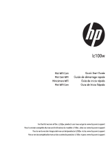 HP lc100w Black Wireless Mini Camcorder Guide de démarrage rapide