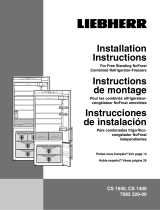Liebherr CS1400L Guide d'installation