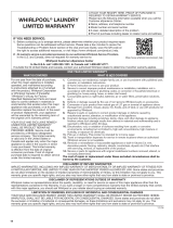 Whirlpool WGD7500GW Warranty