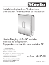 Miele 36160111USA Side by Side Merging Kit Installation Manual