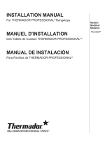 Thermador PCG305P Guide d'installation