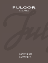 Fulgor Milano F6PDW24SS1 Manuel utilisateur