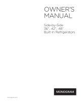 Monogram ZISB480DK Le manuel du propriétaire