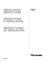 Thermador T36IT800NP Guide d'installation