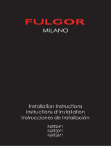 Fulgor Milano F6RT36S1 Guide d'installation