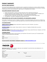 Fagor SFA8CEX Warranty