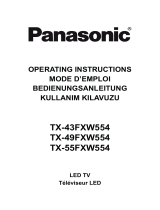 Panasonic TX-49FXW554 Le manuel du propriétaire