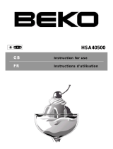 Beko HSA40500 Manuel utilisateur