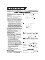 Black & Decker RC800 Manuel utilisateur