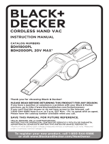 Black & Decker Black and Decker Pivot Vac Manuel utilisateur