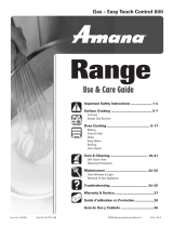 Amana AGR5835QDS Manuel utilisateur