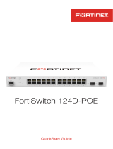 Fortinet Switch 124dpoe Manuel utilisateur