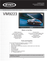 Jensen Car Video System VM9223 Manuel utilisateur