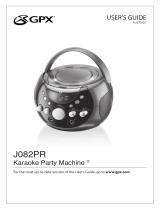 GPX Portable Stereo System J082PR Manuel utilisateur
