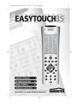 Marmitek Universal Remote EasyTouch35 Manuel utilisateur
