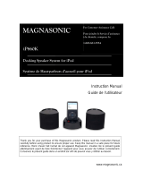 Magnasonic MP3 Docking Station iP860K Manuel utilisateur