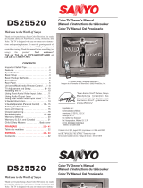 Sanyo Model Vehicle DS25520 Manuel utilisateur