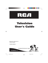 RCA CRT Television 1620181B Manuel utilisateur