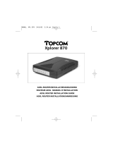Topcom Network Router 870 Manuel utilisateur