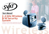 SVAT Electronics Home Security System 2.4 GHz Wireless B/W Security System Manuel utilisateur