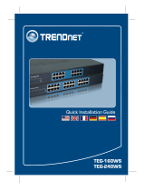 Trendnet Network Router TEG-160WS Manuel utilisateur