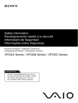 Sony VPCEA20FB Le manuel du propriétaire