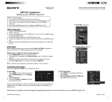 Sony DMX-SW1 Le manuel du propriétaire